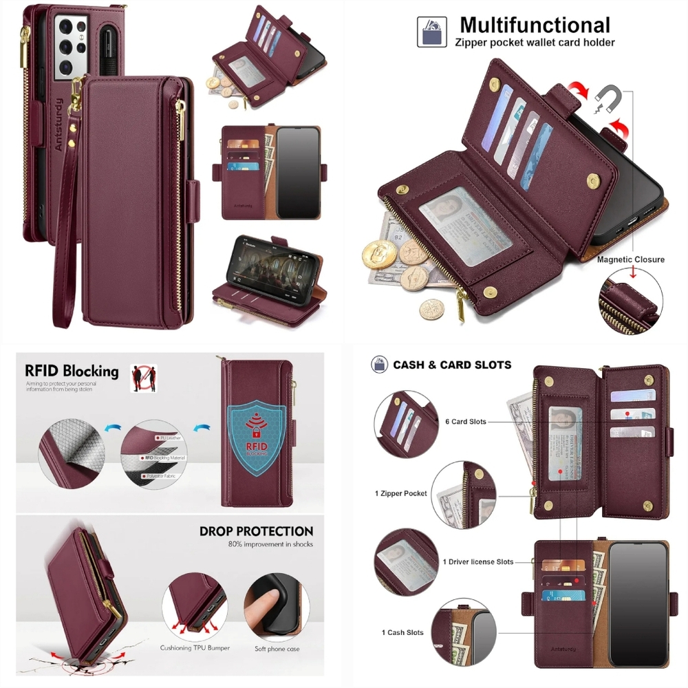 Leather Wallet Phone Case